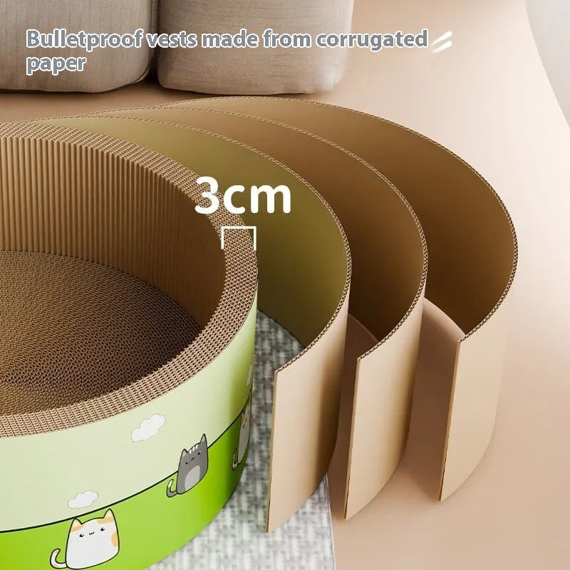 Super Large Deepening Round Scratch Board Wear-resistant Cat Integrated